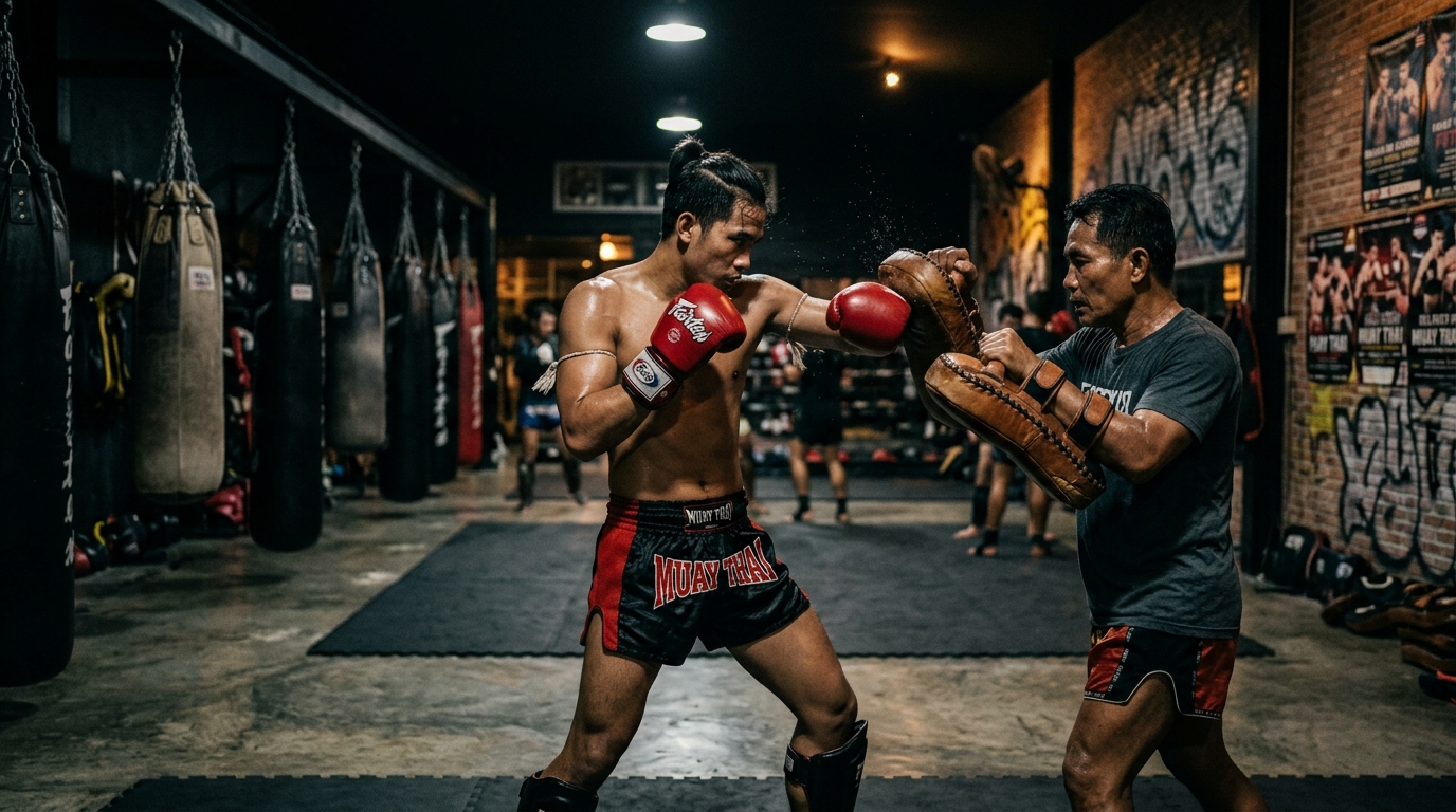 Muay Thai & Kickboxing training at Budofy martial arts academy